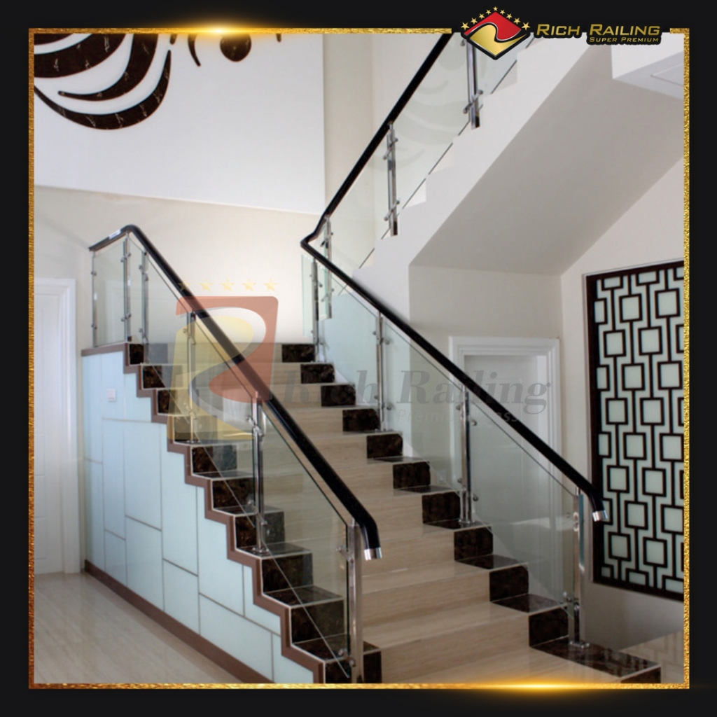 Jual [PREMIUM RAILING SUS 316] [Rich Railing] Railing tangga stainless ...