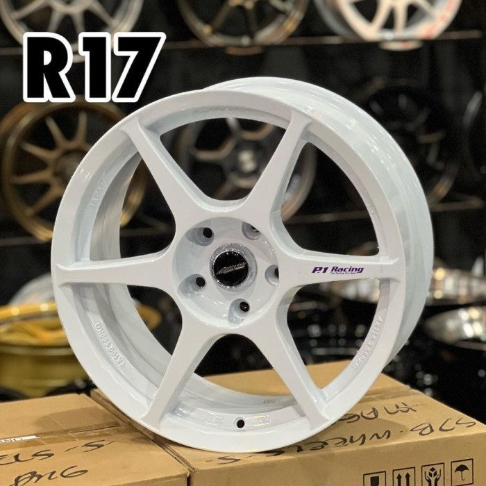 Jual velg racing mobil r17 P1 RACING RING 17 Venturer Reborn Zenix crv ...