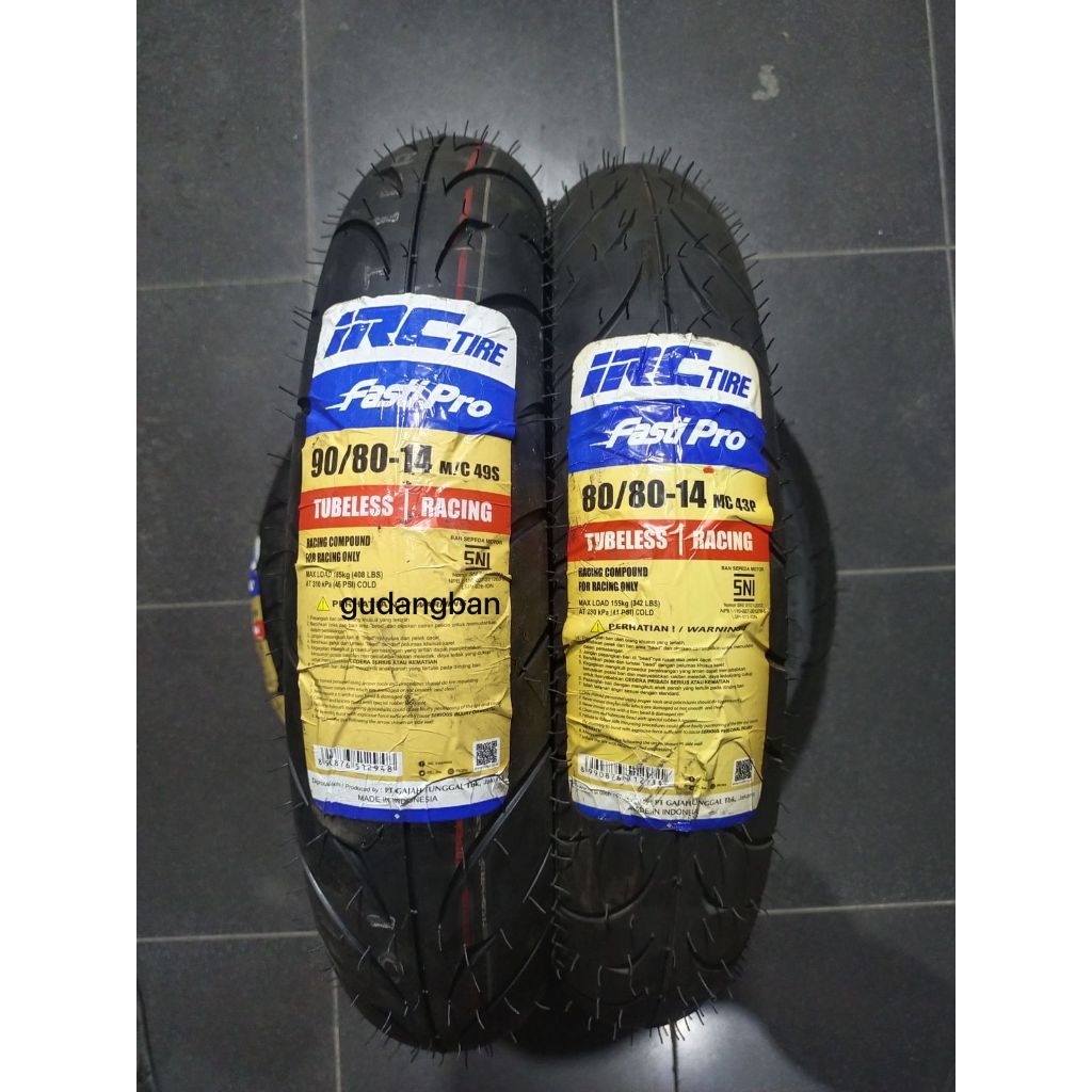 Jual ( PAKET 2 BAN - RING 14 ) FASTI PRO !!! 80 80 14 & 90 80 14 Motor ...