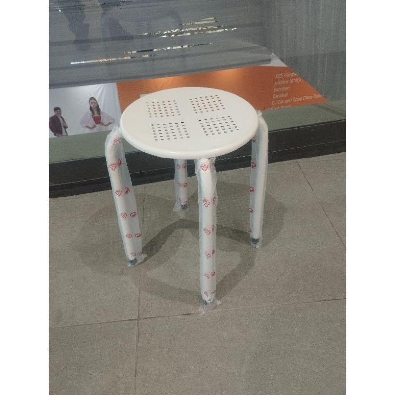 Jual Bangku Informa Selma Ollie Putih white stool kursi besi bangku ...
