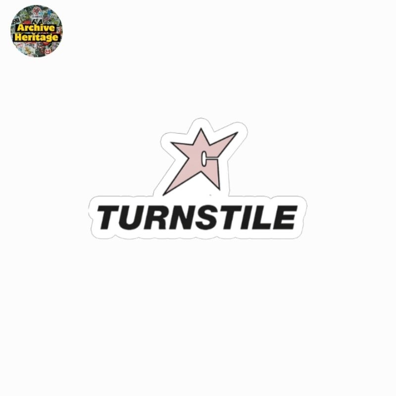 Jual sticker band Turnstile logo star hardcore punk stiker | Shopee ...