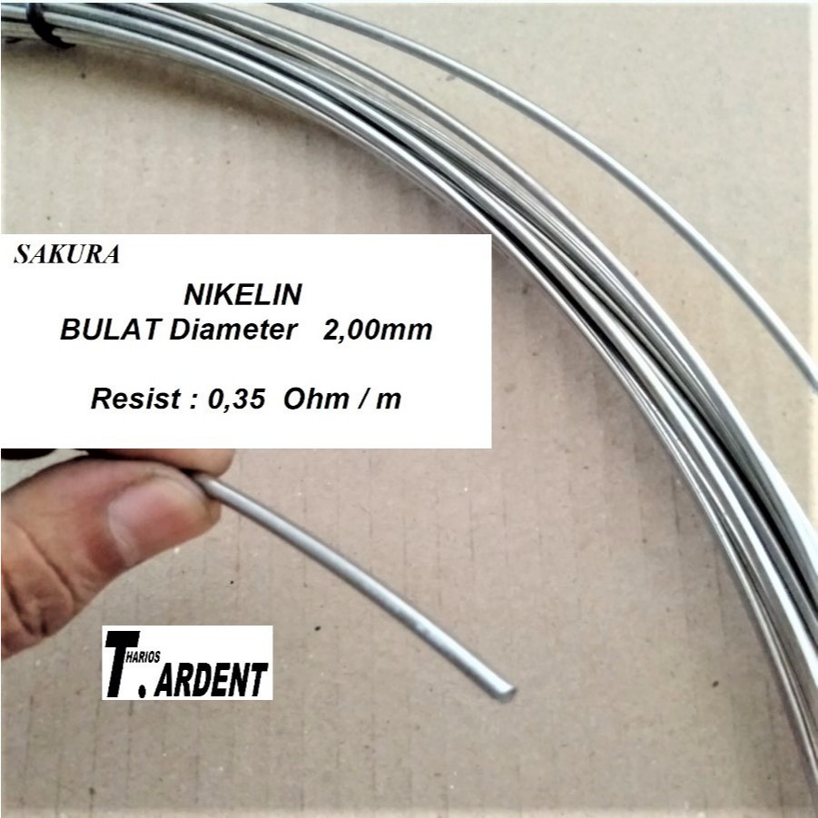 Jual kawat nikelin 2,00 mm niklin 2mm bulat 1 kg | Shopee Indonesia