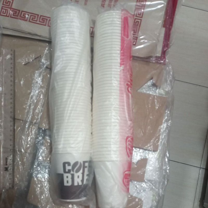 Jual PAPER CUP 8 OZ isi 50 pcs TOKO ALMIRA PLASTIK | Shopee Indonesia