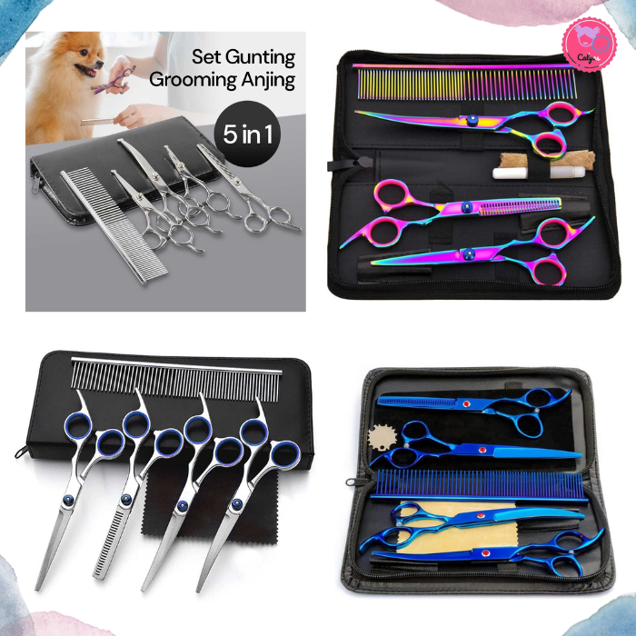 Jual Perlengkapan Gunting Grooming Rambut Bulu Kuku Anjing Kucing Pet ...