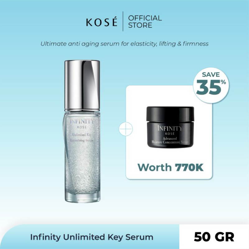 Jual KOSE Infinity Unlimited Key Serum 50ml | Shopee Indonesia