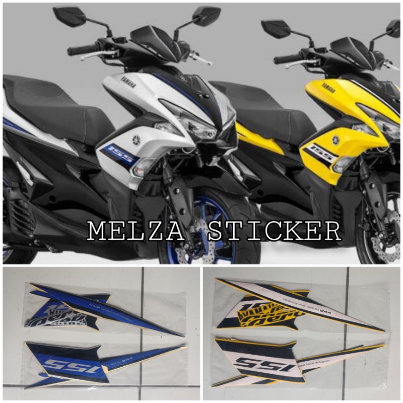 Jual Stiker Striping Fullset Motor Aerox 2018 R Version Sticker Lis ...