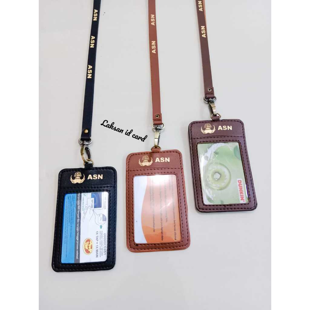 Jual Id Card Kulit ASN Id Card Kulit KORPRI | Shopee Indonesia