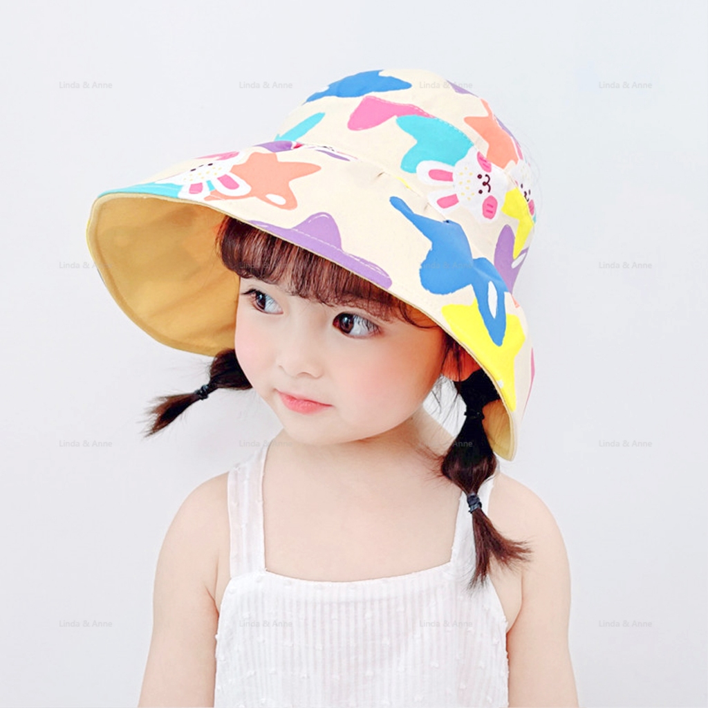 Jual L&A - Topi Visor Anak Candy Reversible Karakter Telinga Kelinci ...