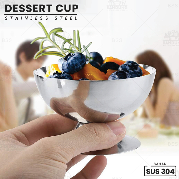 Jual SUS 304 Stainless Steel Ice Cream Cup Gelas Es Krim Dessert ...