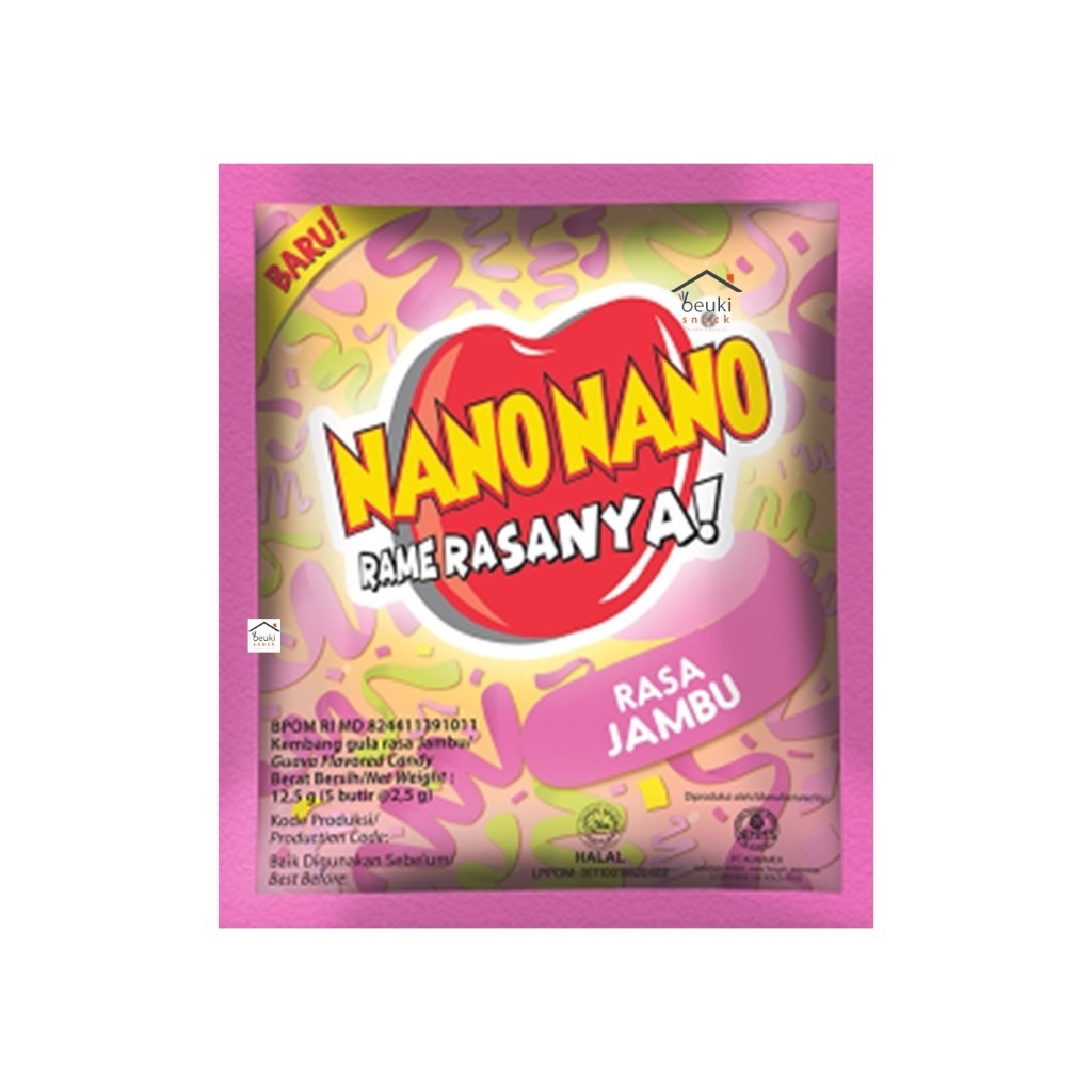 Jual NANO NANO Permen Asam Manis Asin Ramai Rasanya 12,5g x 5 butir ...