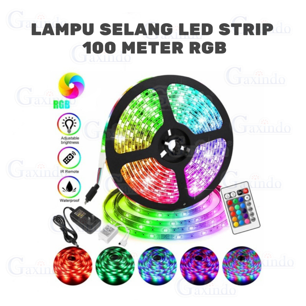 Jual LAMPU LED STRIP SELANG SMD 5050 100 METER L352 LAMPU PLAFON ...