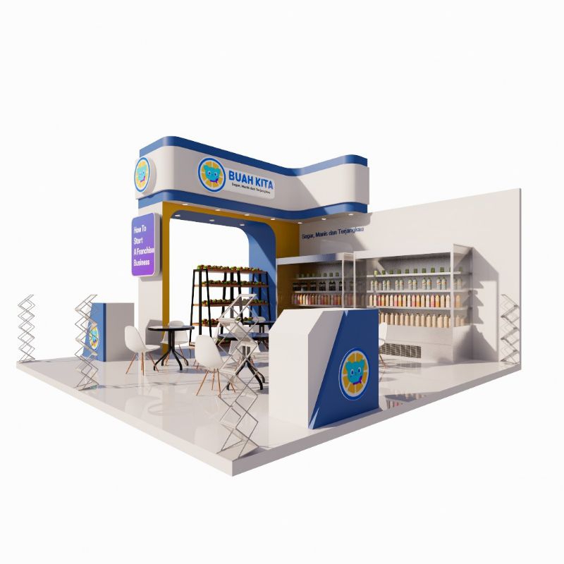 Jual Booth Bazar 6meter x 6meter (3view)Booth Custom Bazzar Event Mall ...