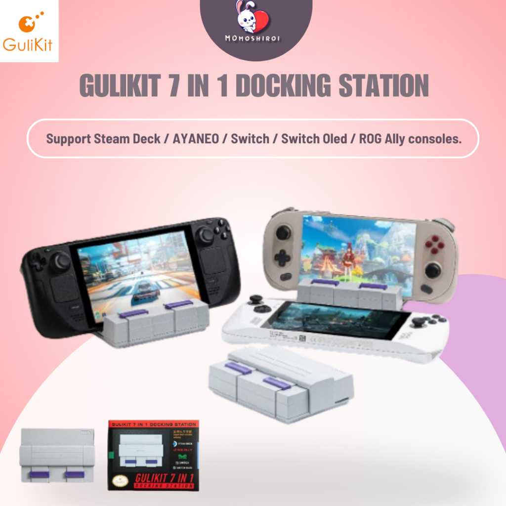 Jual Gulikit 7 In 1 Docking Station Switch Steam Deck Ayaneo Rog Ally Sd03 Dock Shopee Indonesia