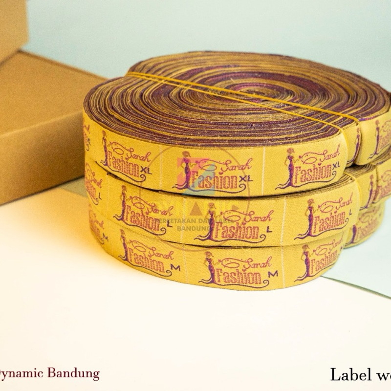 Jual LABEL WOVEN/woven rajut/woven bordir/label kain/costum label/free ...