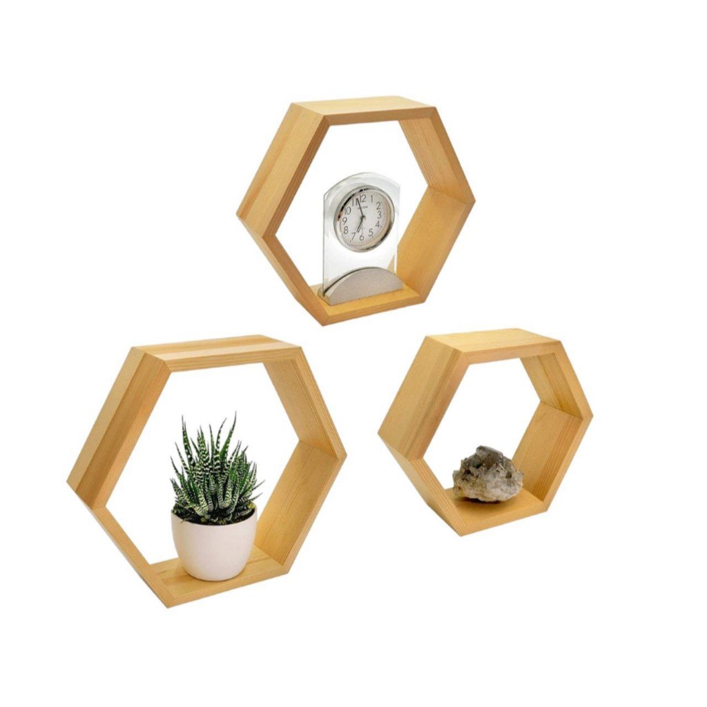 Jual Rak Gantung Kayu Rak Dinding Tempel Floating Shelf Ambalan Kayu ...