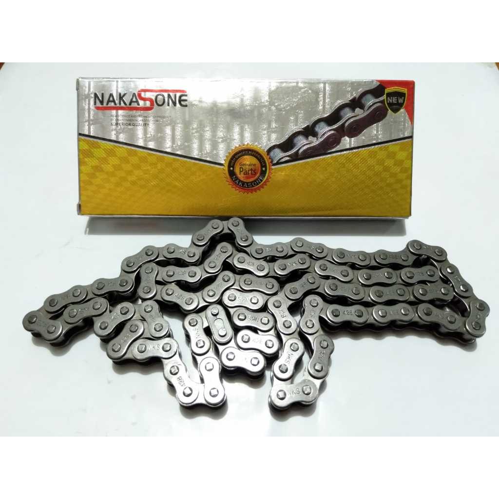 Jual Rantai Motor Hitam Rante Roda Rante Motor Rantai Biasa 428 100 104 ...