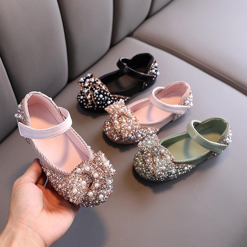 babyfit [size 21-36] KNIT FLATS sepatu pesta bling anak perempuan ...