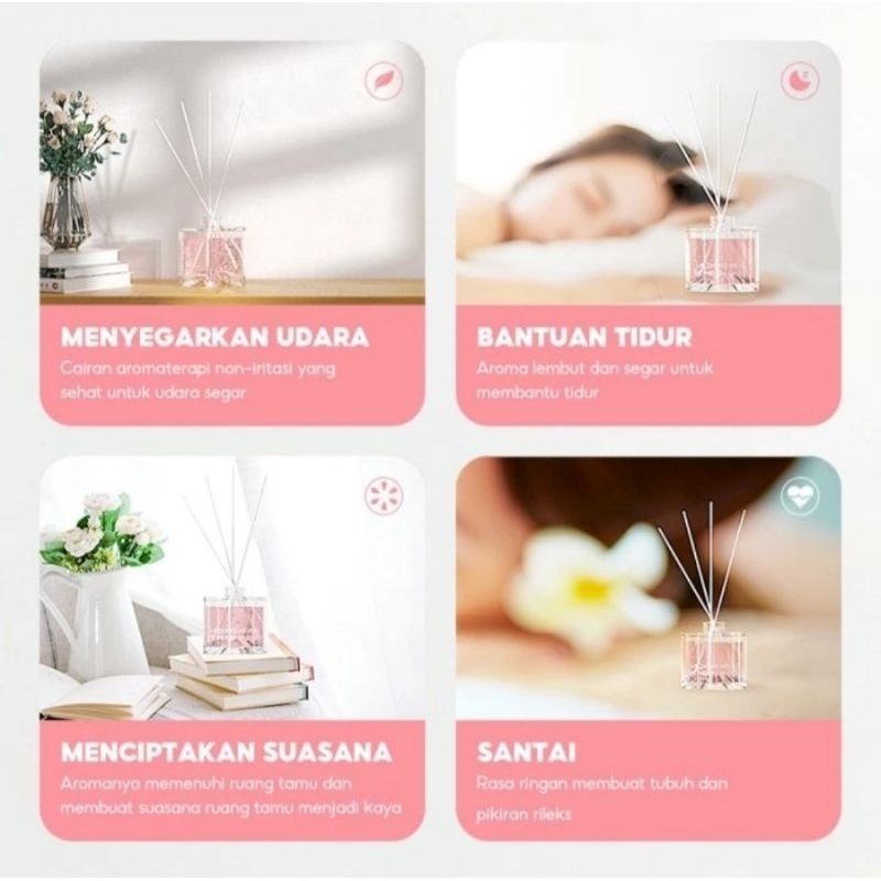 Jual KKV Alba Sol Reed Diffuser Pengharum Ruangan Aromaterapi 45 Ml ...