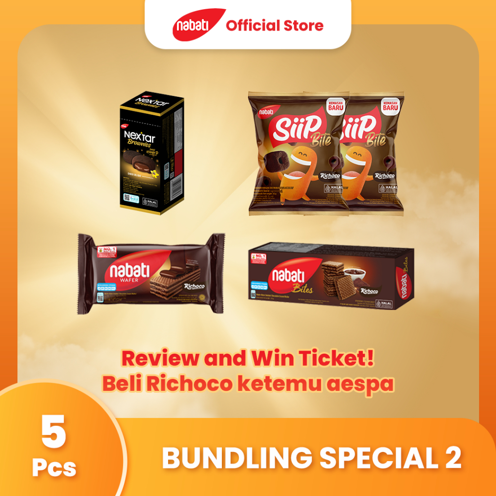 Jual [Bundling Special 2 - 5 Pcs] Nabati Wafer Richoco 163g, Wafer ...