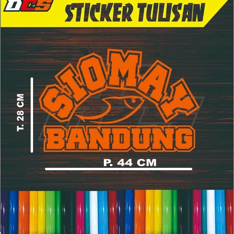 Jual SIOMAY BANDUNG STICKER TEMPELAN UNTUK NAMA JUALAN DI GEROBAK DAN ...