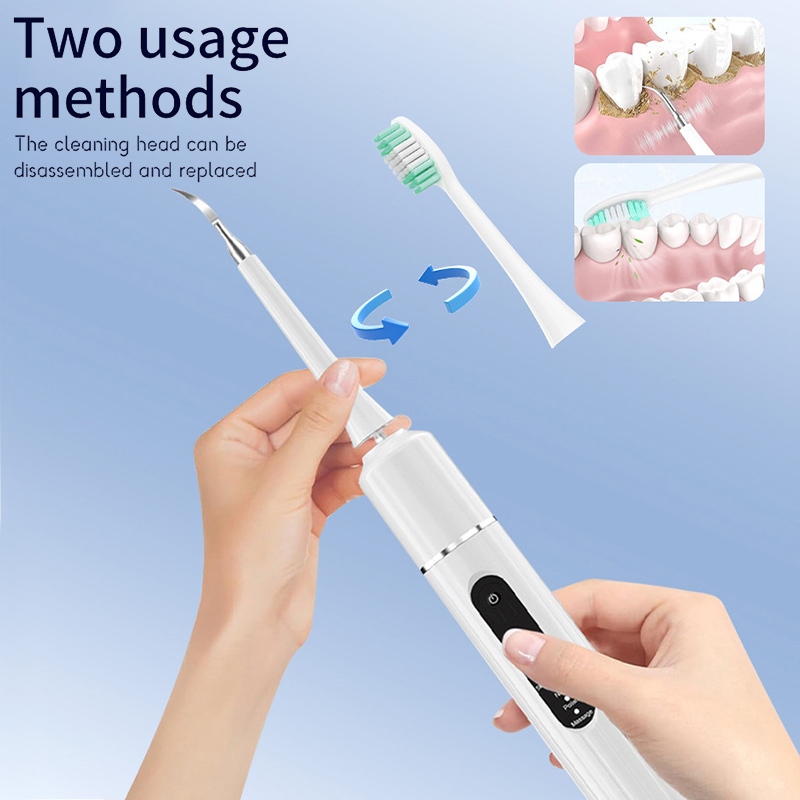 Jual 2 in 1 Pengukur ultrasonik Scaler Listrik Portabel Sikat Gigi ...