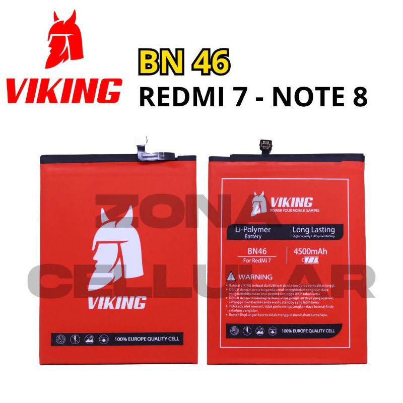 Jual BATERAI REDMI 7 / NOTE 8 (BN 46) DOUBLE POWER VIKING / LOG ON ...