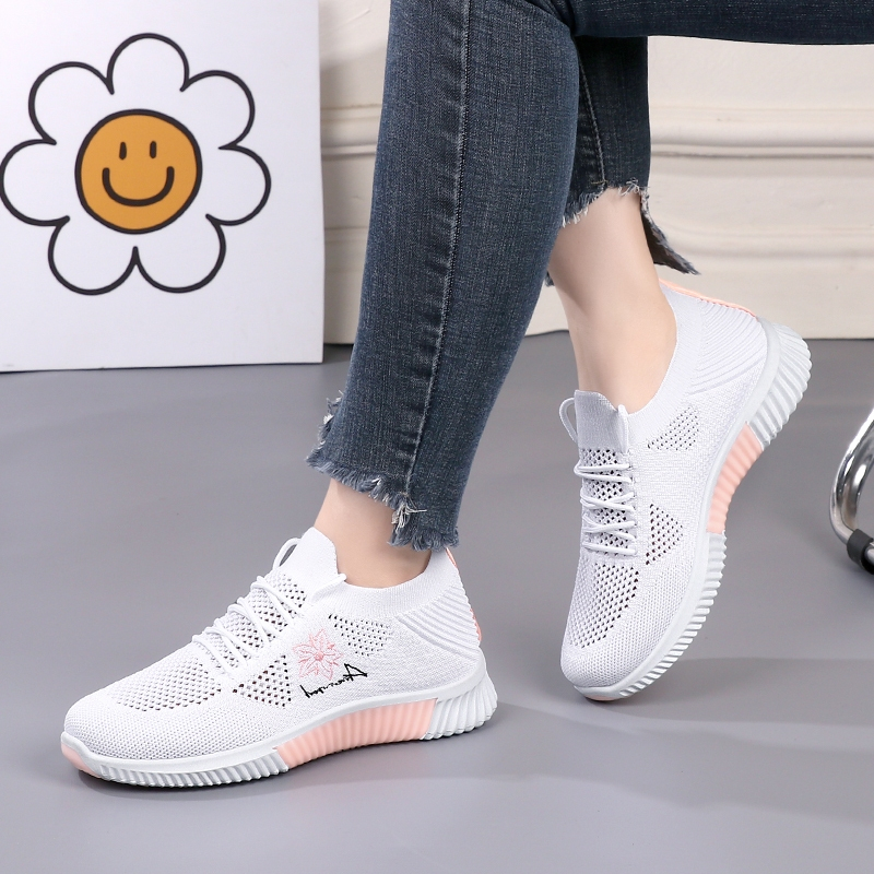 Jual Gobra ♕ SEP103 (Tanpa Kotak) Sepatu Sneakers Wanita Motif Bunga ...