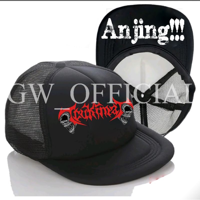 Jual Topi Snapback jaring Trucker Hat TCUKIMAY ANJING / punk ...