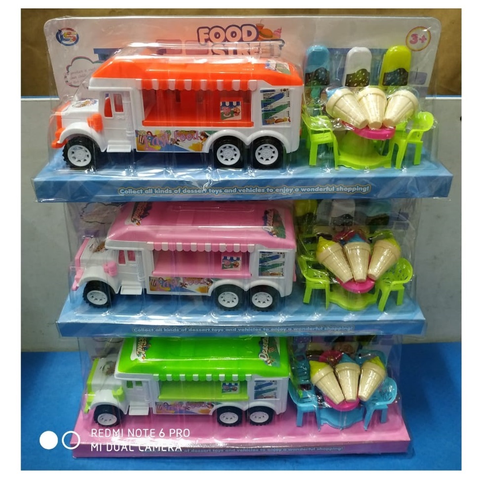 Jual mainan anak truck makanan truck snack truck candy mainan kasir dan pretend play happy shop ...
