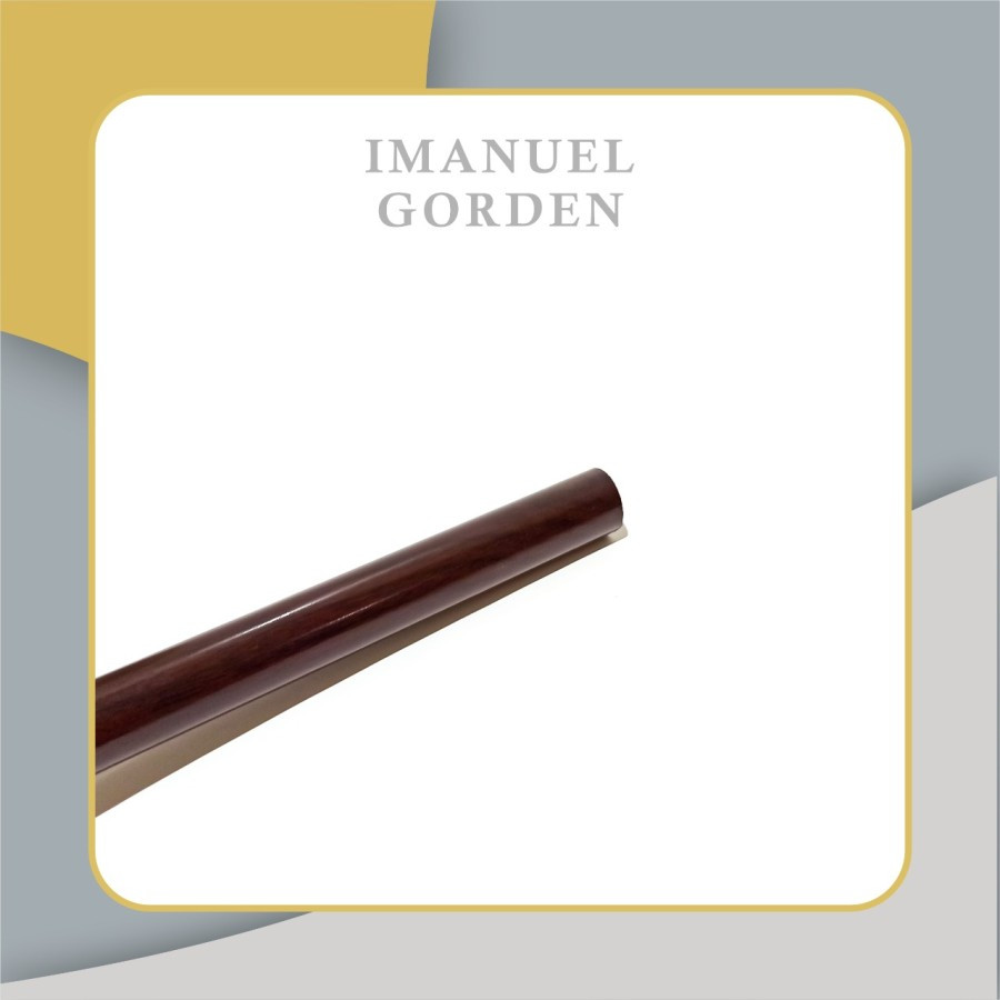 Jual Rel Tiang Batang Besi Gorden 250cm Kosongan Rel Pipa Bulat Saja ...