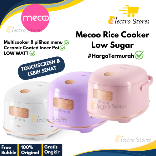 Jual Mecoo Rice Cooker Low Sugar Most Aesthetic Digital Ceramic 400 Low ...