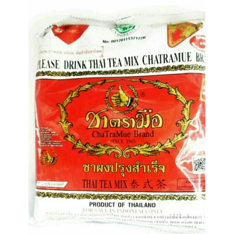 Jual Chatramue thai tea 400gr (Halal - BPOM) | Shopee Indonesia