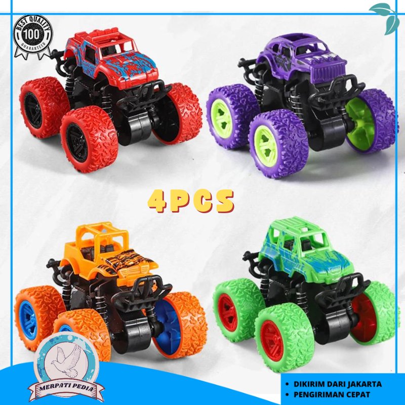 Jual MPS 4PCS Jeep Anak Mobil Monster Zap Mobil Jip Anak Off Road 4 ...