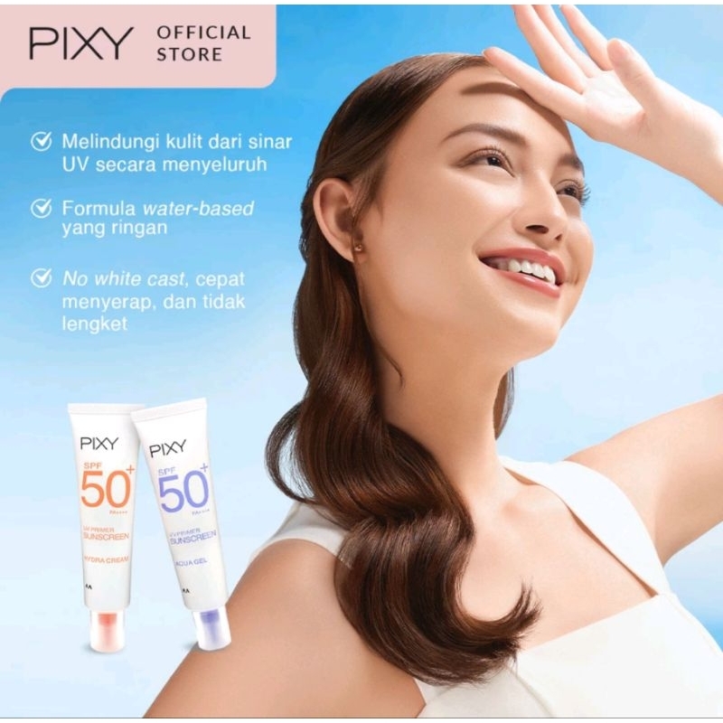 Jual PIXY UV PRIMER SUNCREEN HYDRA CREAM SPF50+ PA+++ | Shopee Indonesia