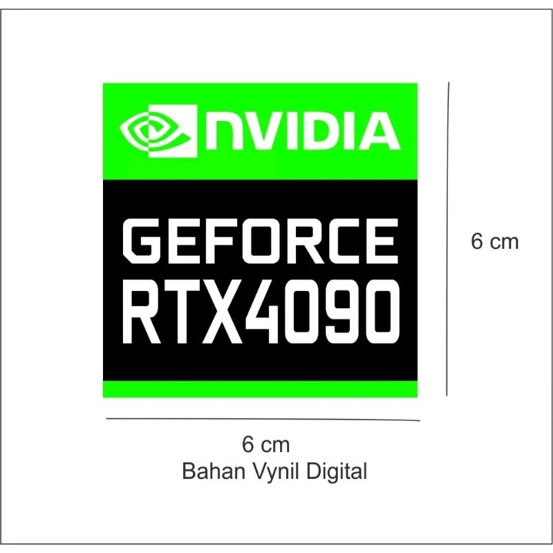 Jual STIKER VINYL NVIDIA RTX 4090/4080 | Shopee Indonesia
