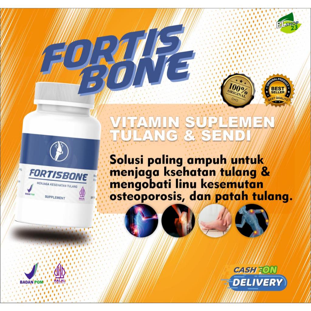 Jual Suplemen Tulang dan Sendi FORTISBONE Vitamin Persendian Obat Patah ...