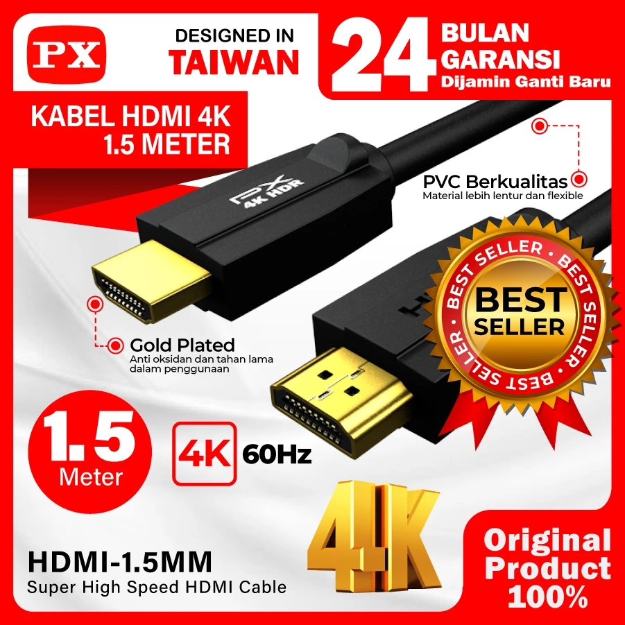 Kabel HDMI 4K Ultra HD ARC HDMI Cable Dolby Audio PX HDMI-1.5MM
