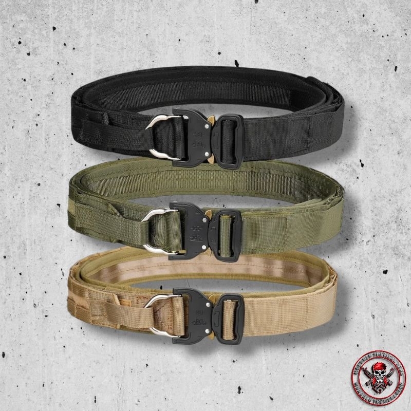 Ronin Tactical SENSHI Belt – 1.5" Double Layer Molle, Outdoor Military Hunting, Men's, Polyester