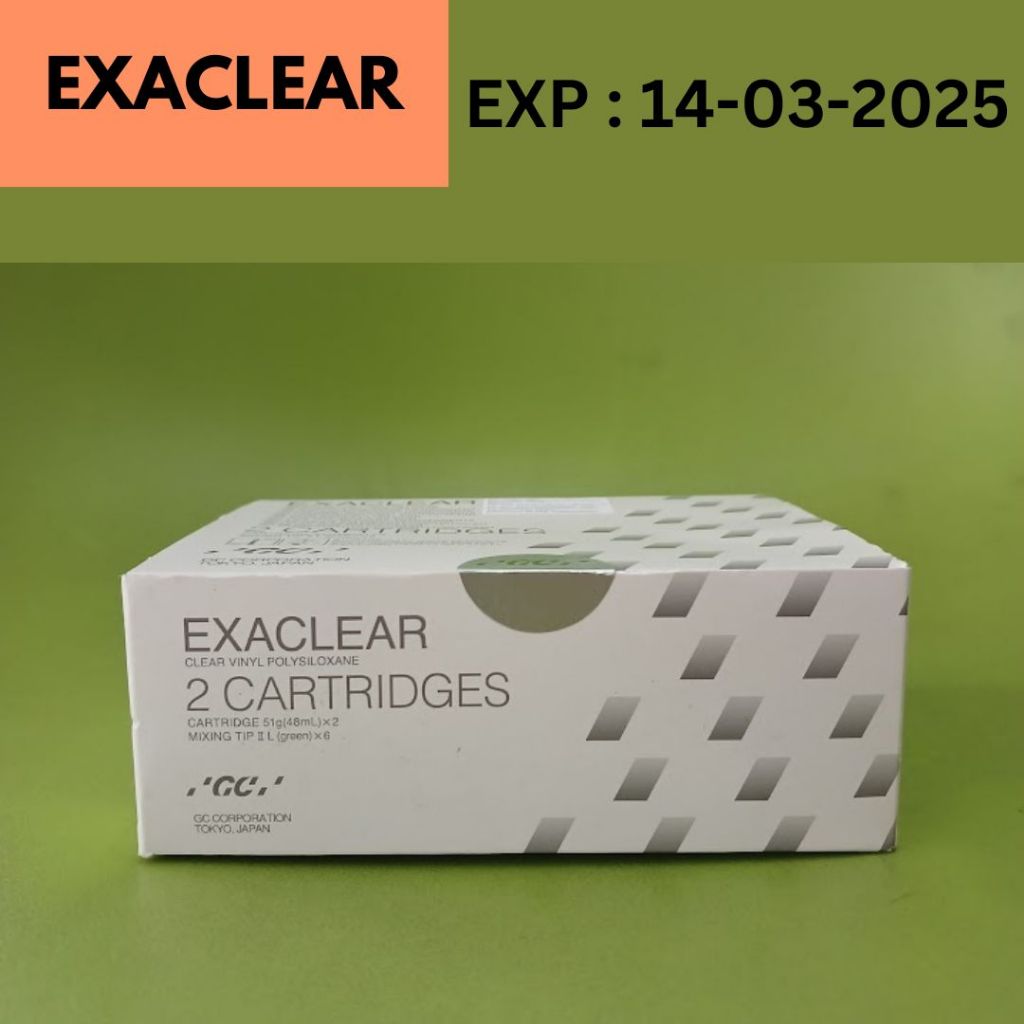 Jual EXACLEAR Clear Vynil Polysiloxane | Shopee Indonesia