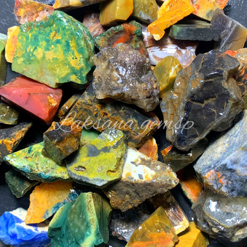 Jual Bahan Batu Akik Random Murah / Lempengan Akik Random Hq | Shopee ...