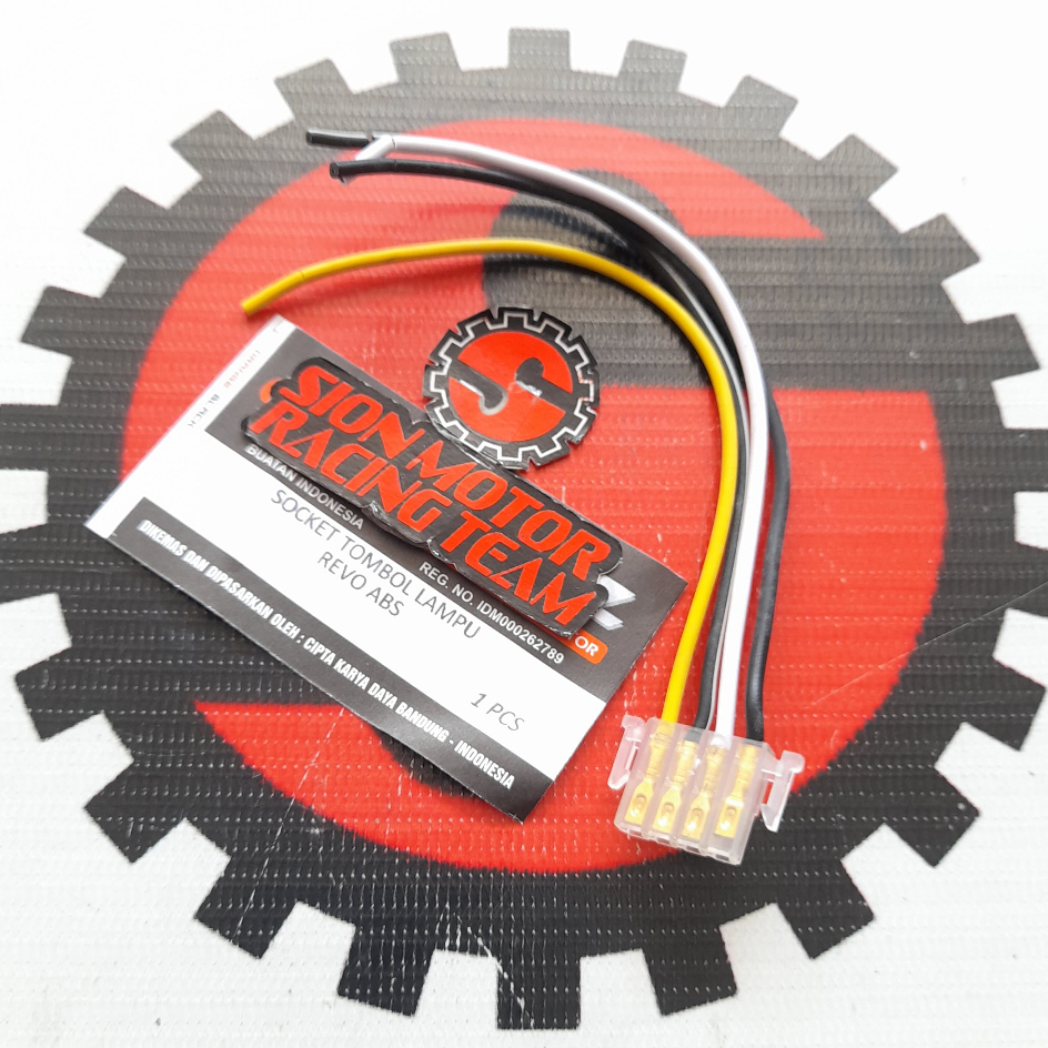 Jual Socket Tombol Lampu / Soket Saklar Lampu Honda Revo Absolute 4 Pin ...