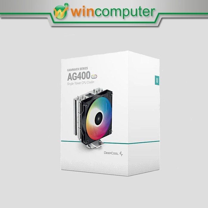 Jual CPU Cooler Deepcool AG 400 AG400 - Fan 12CM RGB LED | Shopee Indonesia