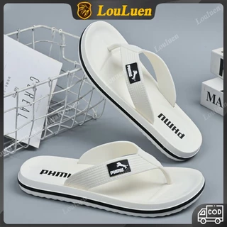 LOULUEN- sandal jepit pria sandal cowok terbaru 2025 sandal pria keren sandal pria original 100% Sandal Karet Pria Casual anti selip tahan aus, dan tahan air, berkualitas tinggi