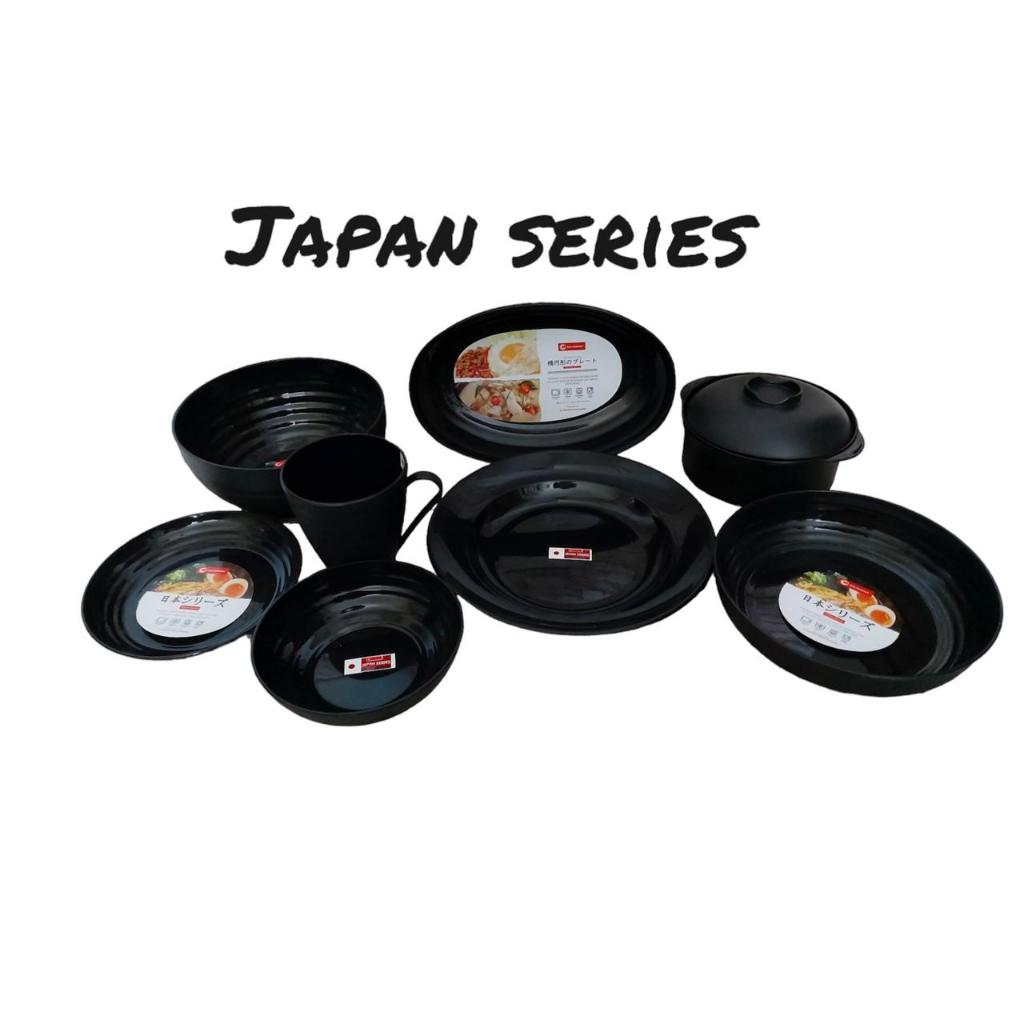 Jual Mangkok Piring Gelas Mangkok Tutup Ramen Plastik Hitam Tebal Japan Shopee Indonesia 8013