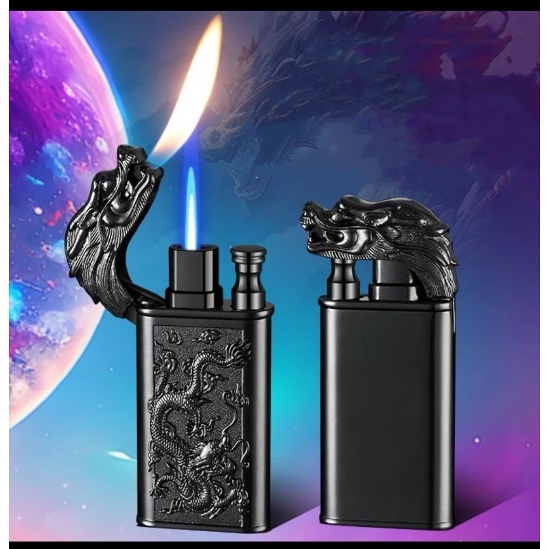 Jual korek api dua mode api naga embos | Shopee Indonesia