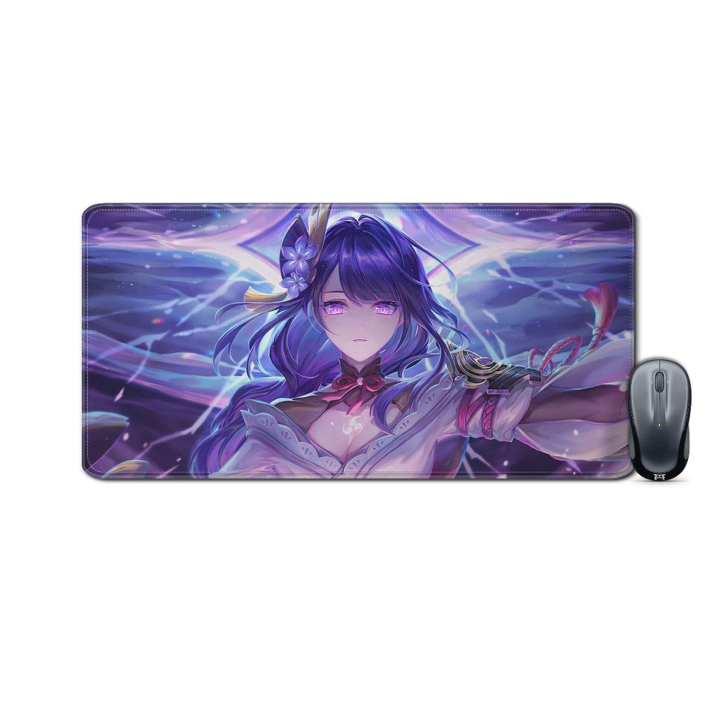 Jual Deskmat mousepad extended RAIDEN SHOGUN COLORFULL - GENSHIN IMPACT ...