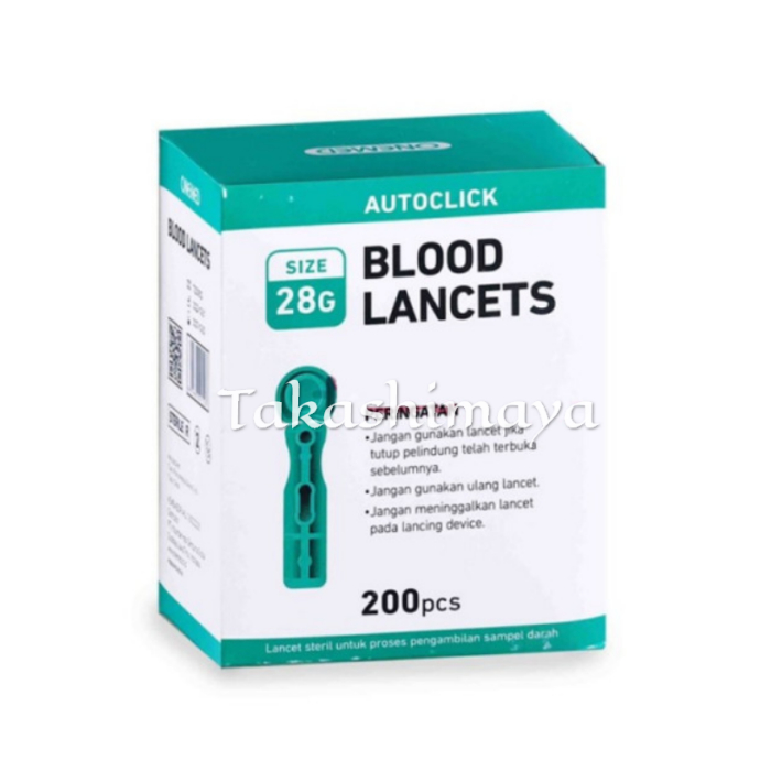 Jual Autoclick Onemed Blood Lancet 28G Isi 200 | Shopee Indonesia