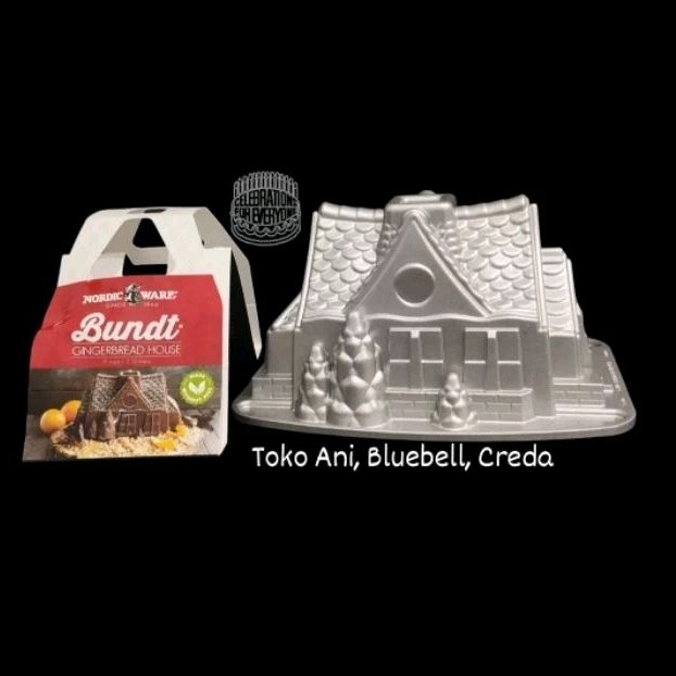 Padella Bundt Nordic Ware Very Merry – In Alluminio Pressofuso, Antiaderente Senza PFAS, Per Torte E Dolci