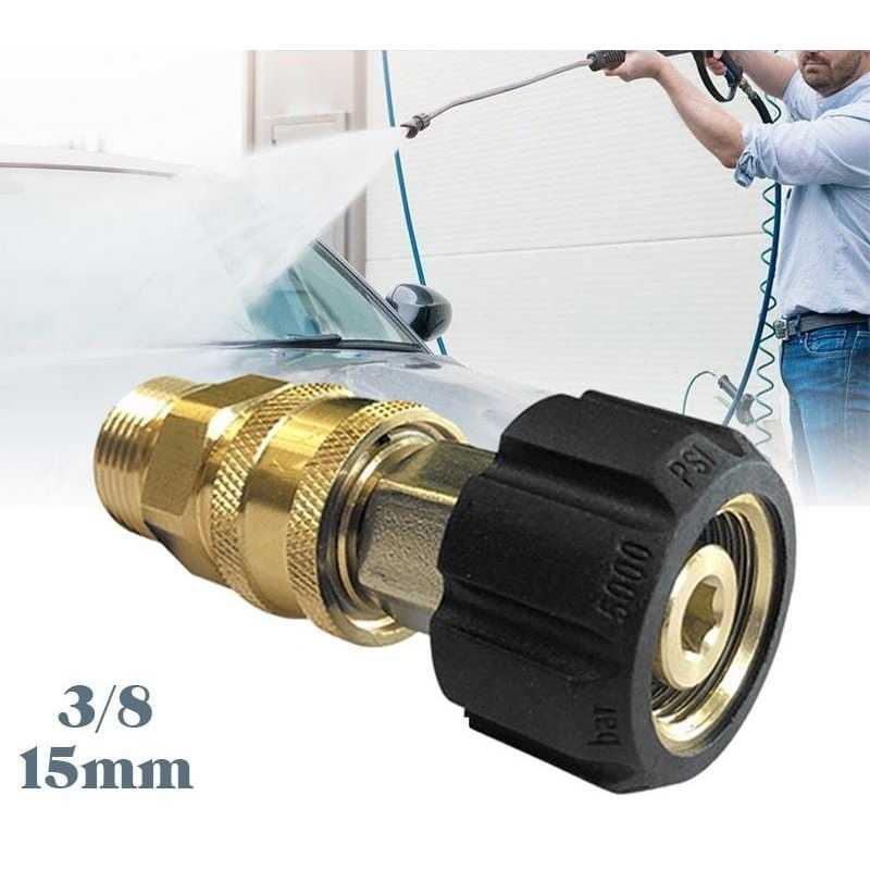 Raincovo Pressure Washer Gun with Swivel, Short Pressure Washer Wand