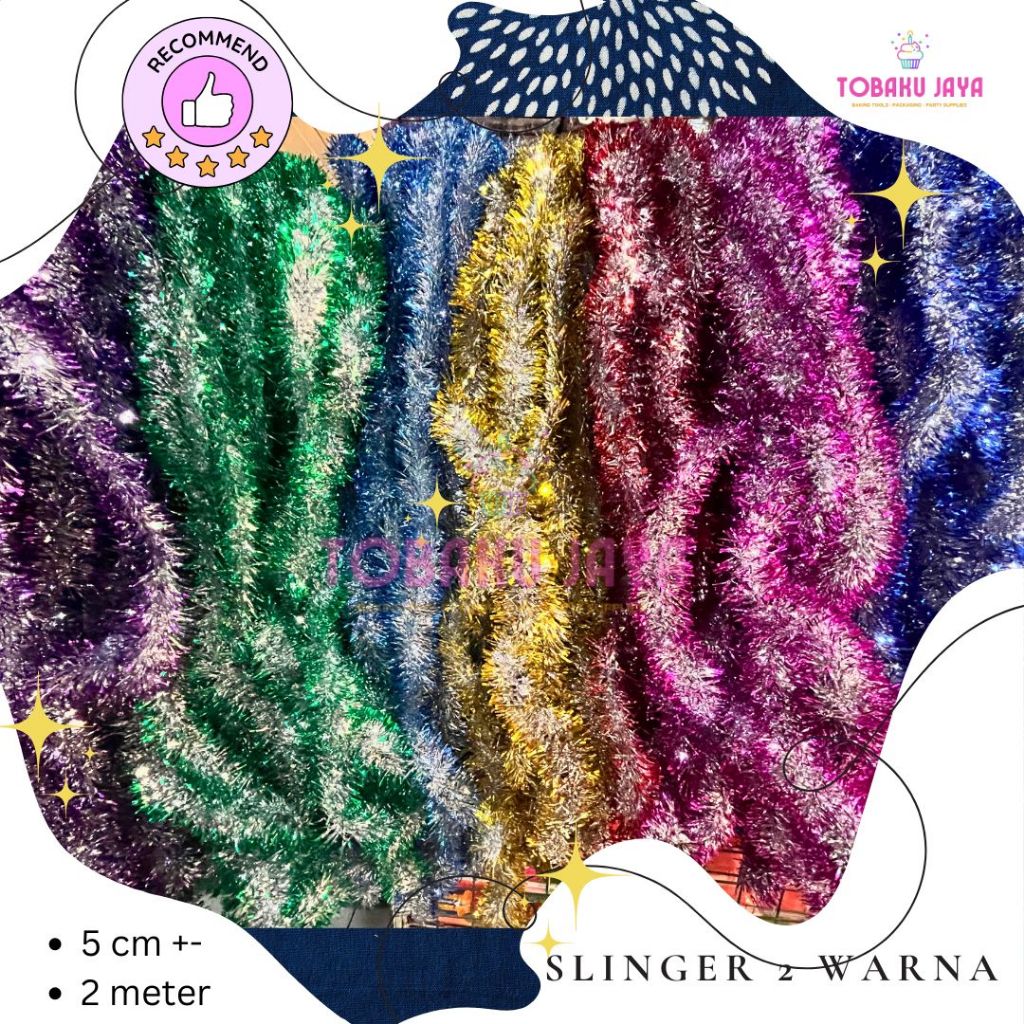 Jual Slinger 2 Warna (Grosir) Isi 1 Lusin / Slinger Rumbai 2 Warna ...